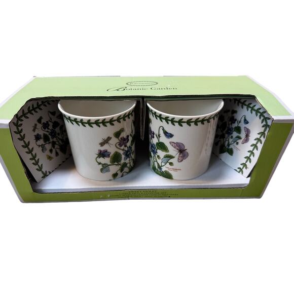 Portmeirion Botanic Garden Sweet Violet 4 Piece mug & coaster Set; Porcelain - Picture 1 of 11